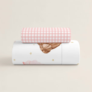 Cool Kids - Funda Nórdica Estampada - Reversible - Infantil - Cierre Solapa - 100% Algodón - Incluye 1 Funda de Almohada - Ballet