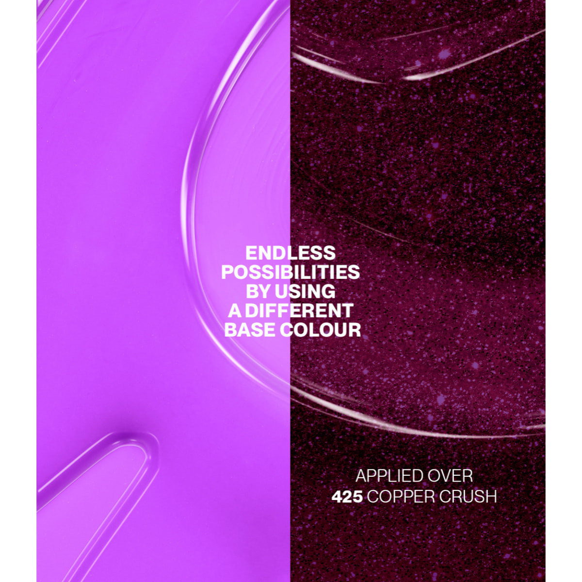 Set vernis semi-permanent - 2 couleurs - 2 x 15 ml