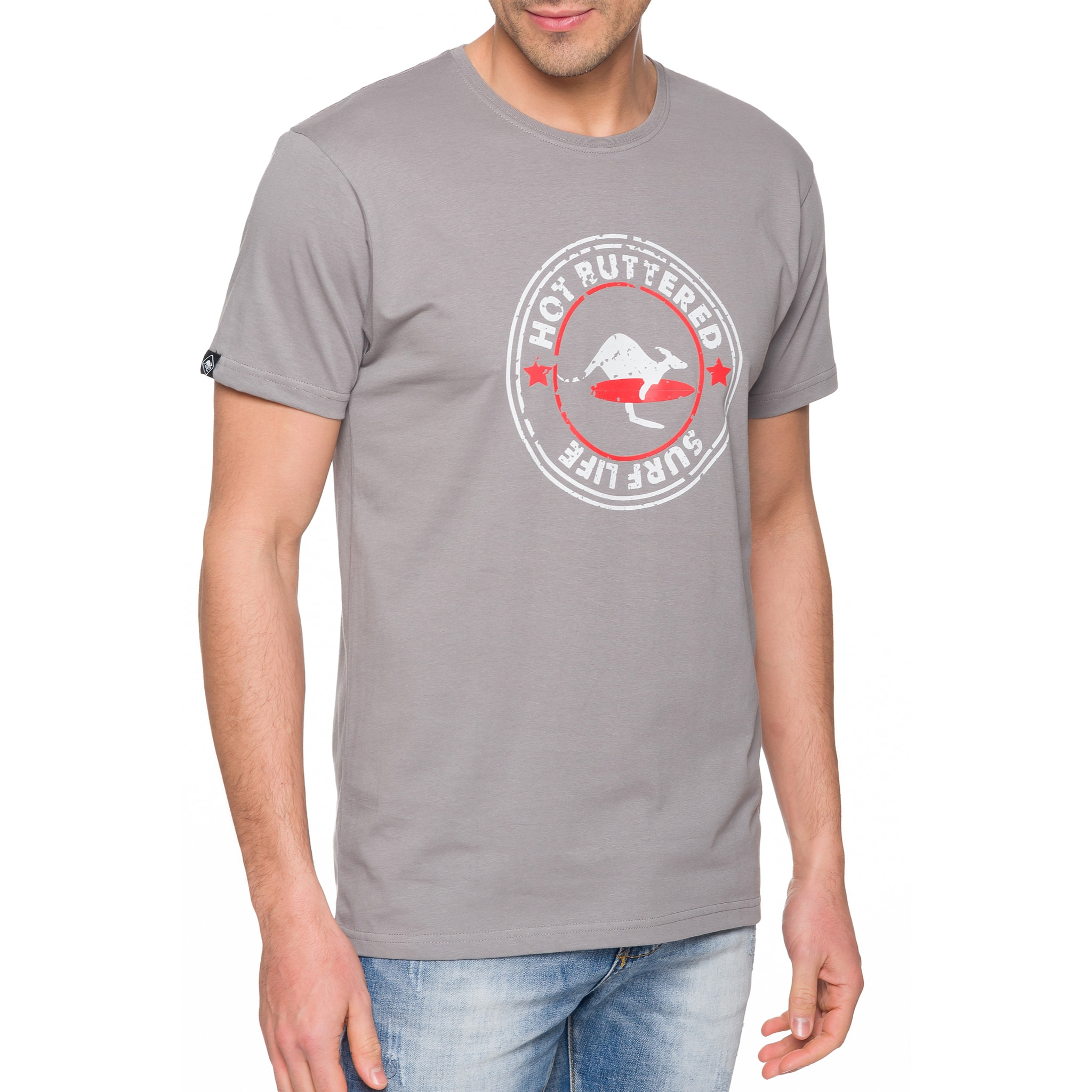 Camiseta Hot Buttered SURFLIFE Gris Claro