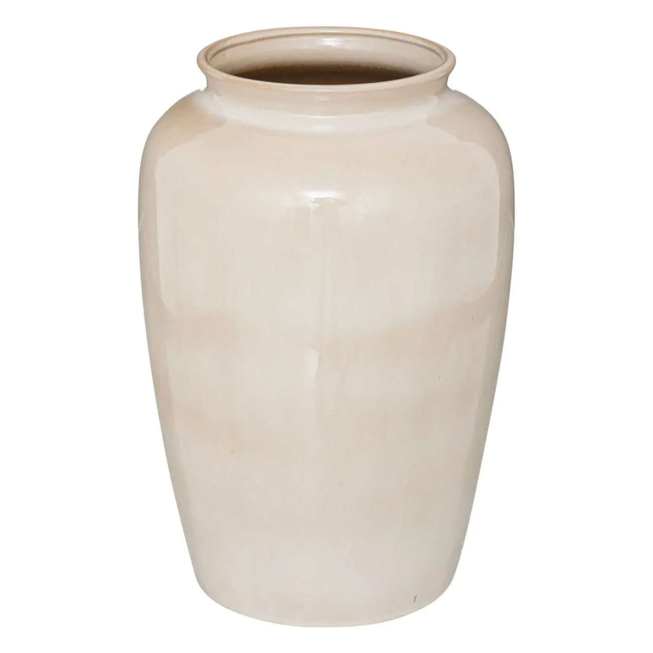 Vase "Sea view" - céramique - beige - H29 - 5 cm