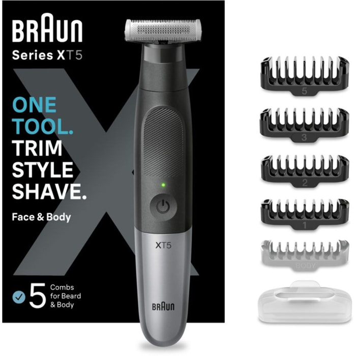 Tondeuse barbe BRAUN Series X XT5100