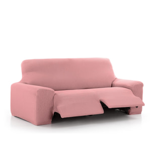 Funda de Sofá Elástica 3 plazas relax Vera Rosa Nordic-Home