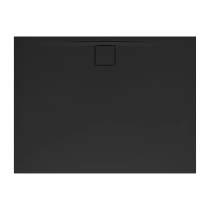 Vision Receveur de douche 100x90cm + Siphon Eslim90. Marbre coulé, noir (SATSVVI10090C-S)