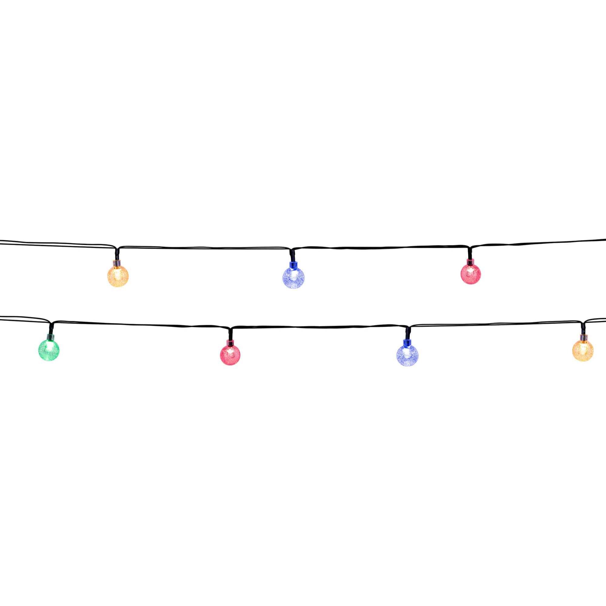 Guirlande solaire FESTY COLOR RGB 20 globes 5.8M