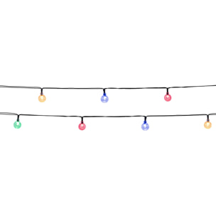 Guirlande solaire FESTY COLOR RGB 20 globes 5.8M