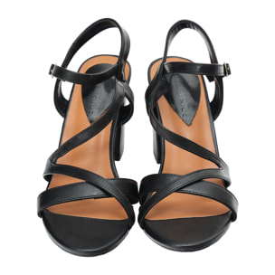 Sandali con cinturino regolabile- tacco 9,0 cm