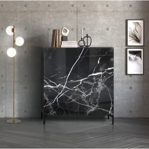 Tomasucci Armoire haute KIM MARBRE NOIR