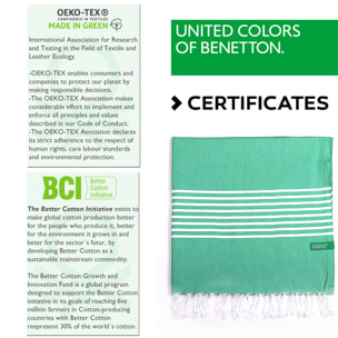 hamman- fouta verde  benetton