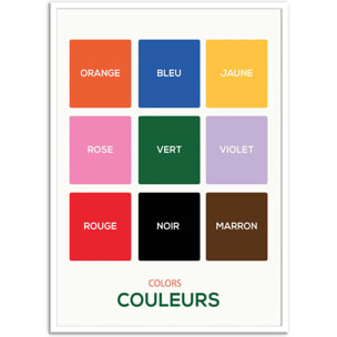 Affiche - Couleurs - Posuta