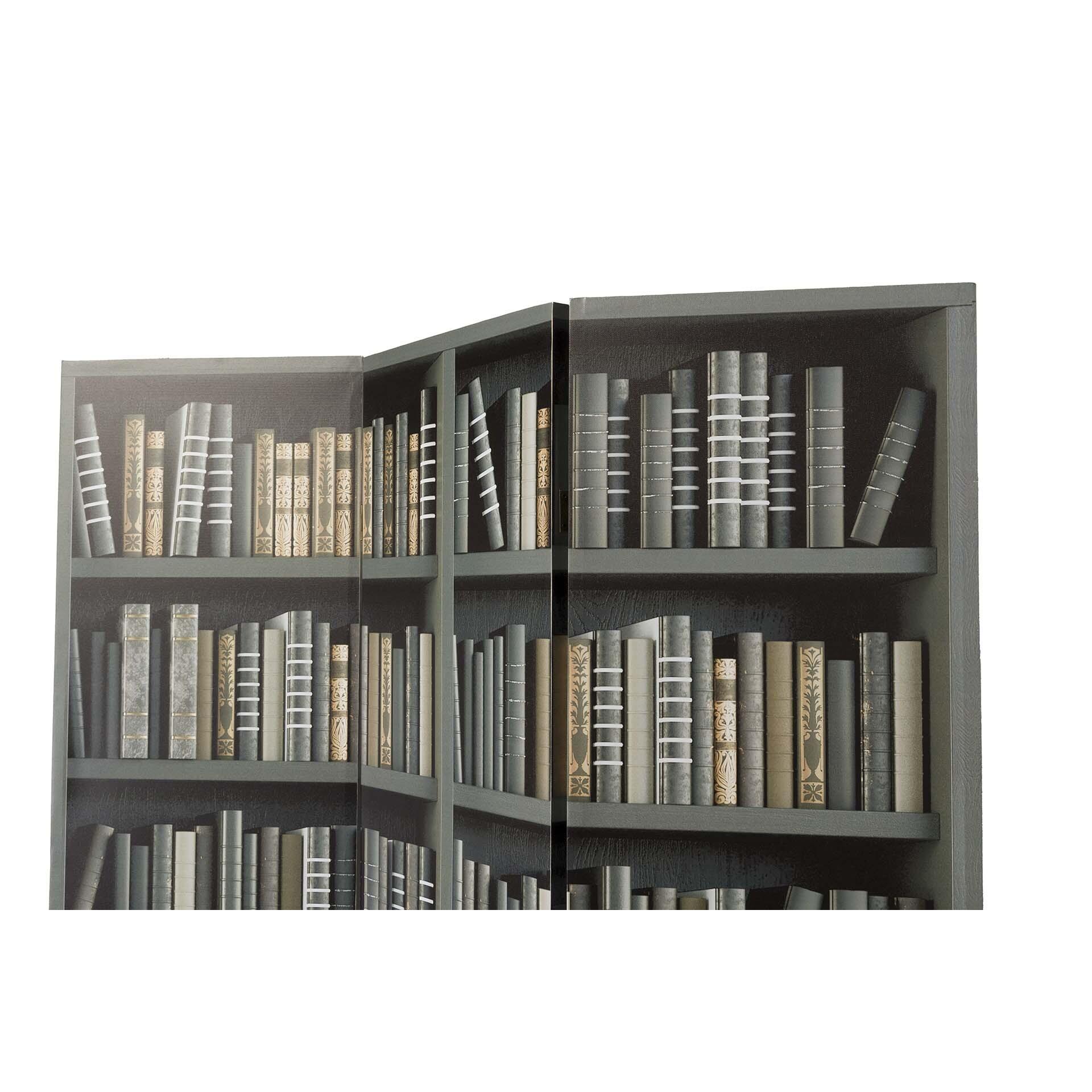 Biombo Canva Biblioteca 120x3x180 Cm