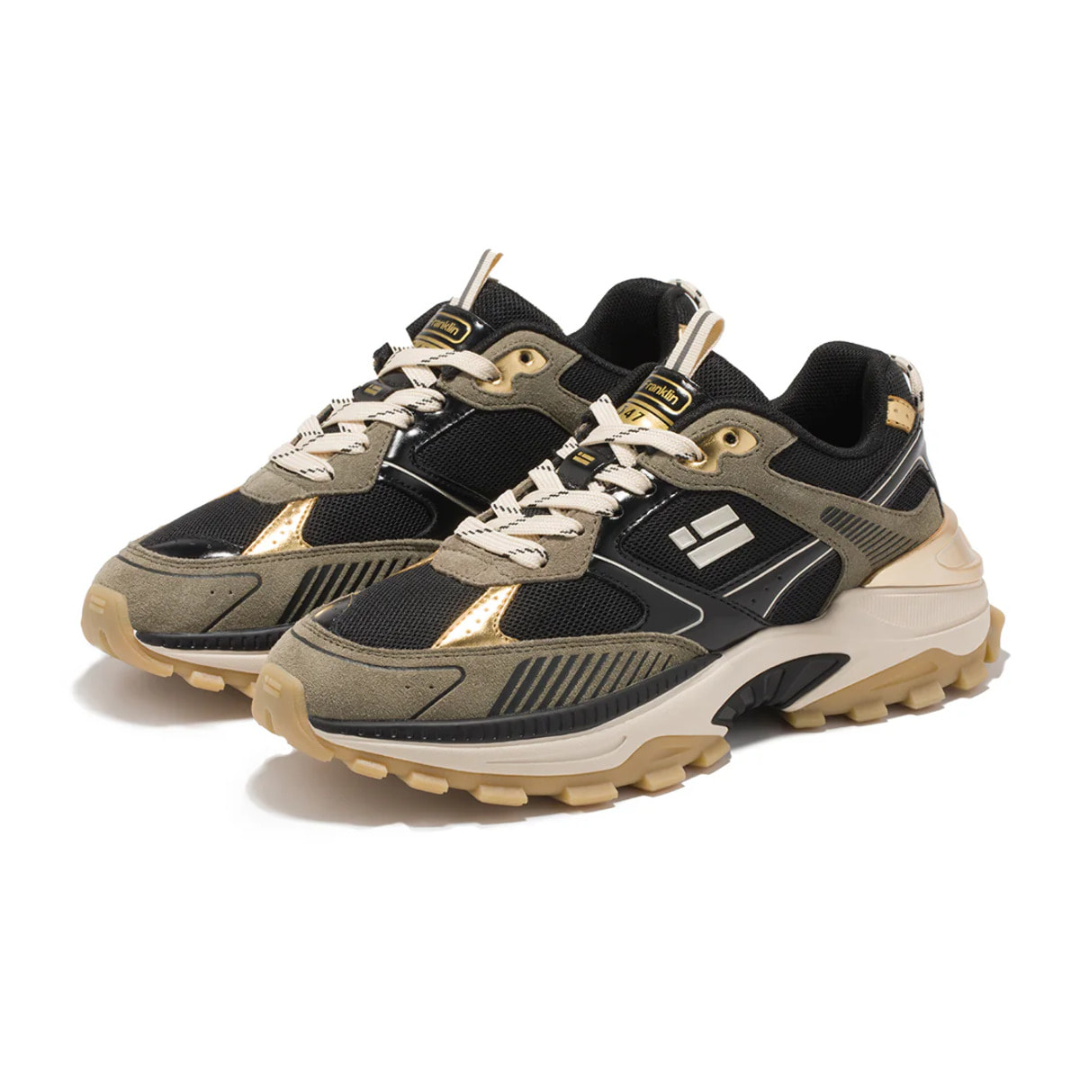 Zapatillas Deportivas de Mujer 347 Flame Negro / Oro