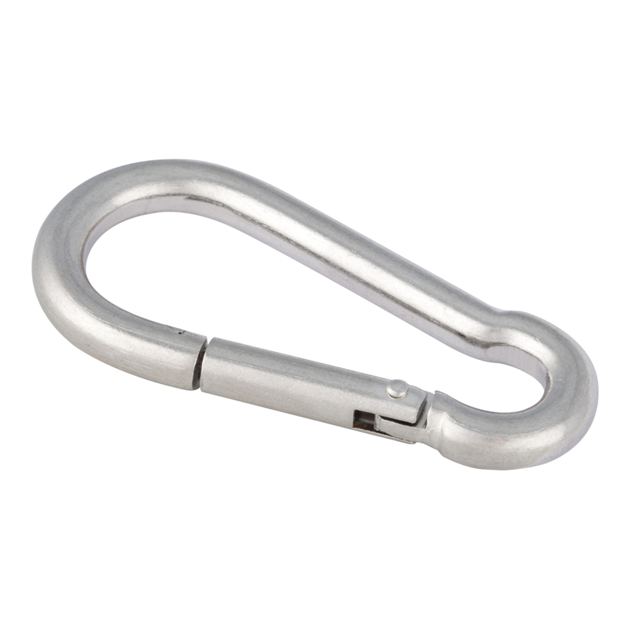 Mousqueton inox diamètre 8 mm pour fixation voile d’ombrage - Argent