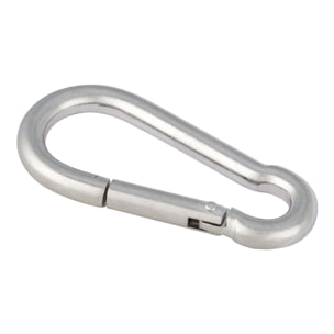 Mousqueton inox diamètre 8 mm pour fixation voile d’ombrage - Argent