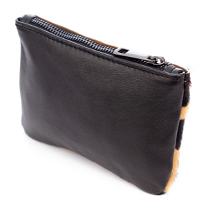 Augusta monedero de piel auténtica Cavallino estampado.