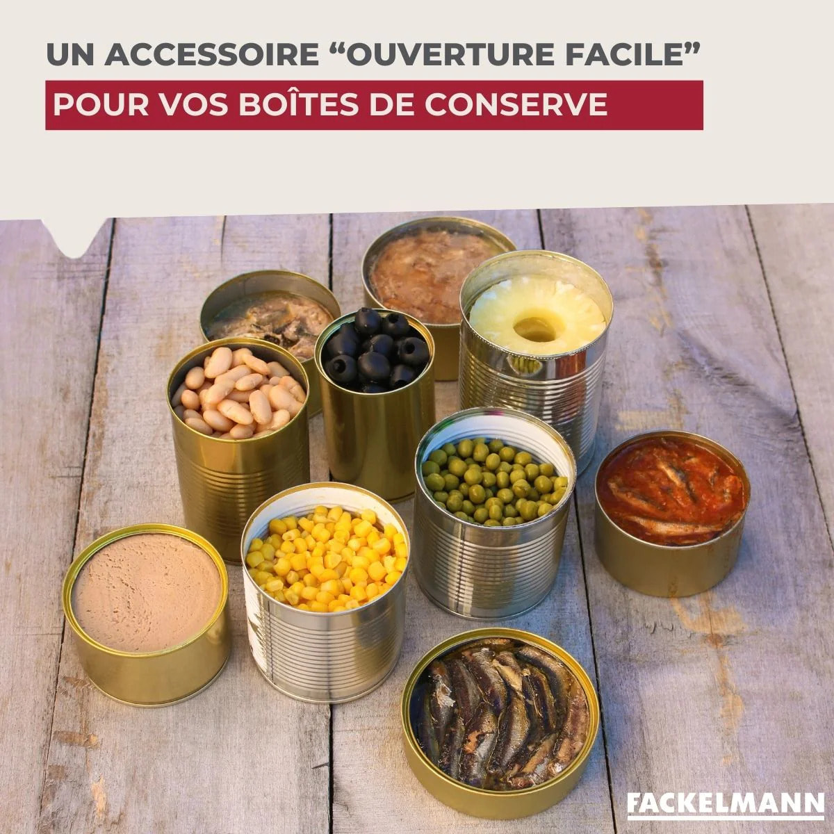 Ouvre bouteille 4 en 1 Fackelmann