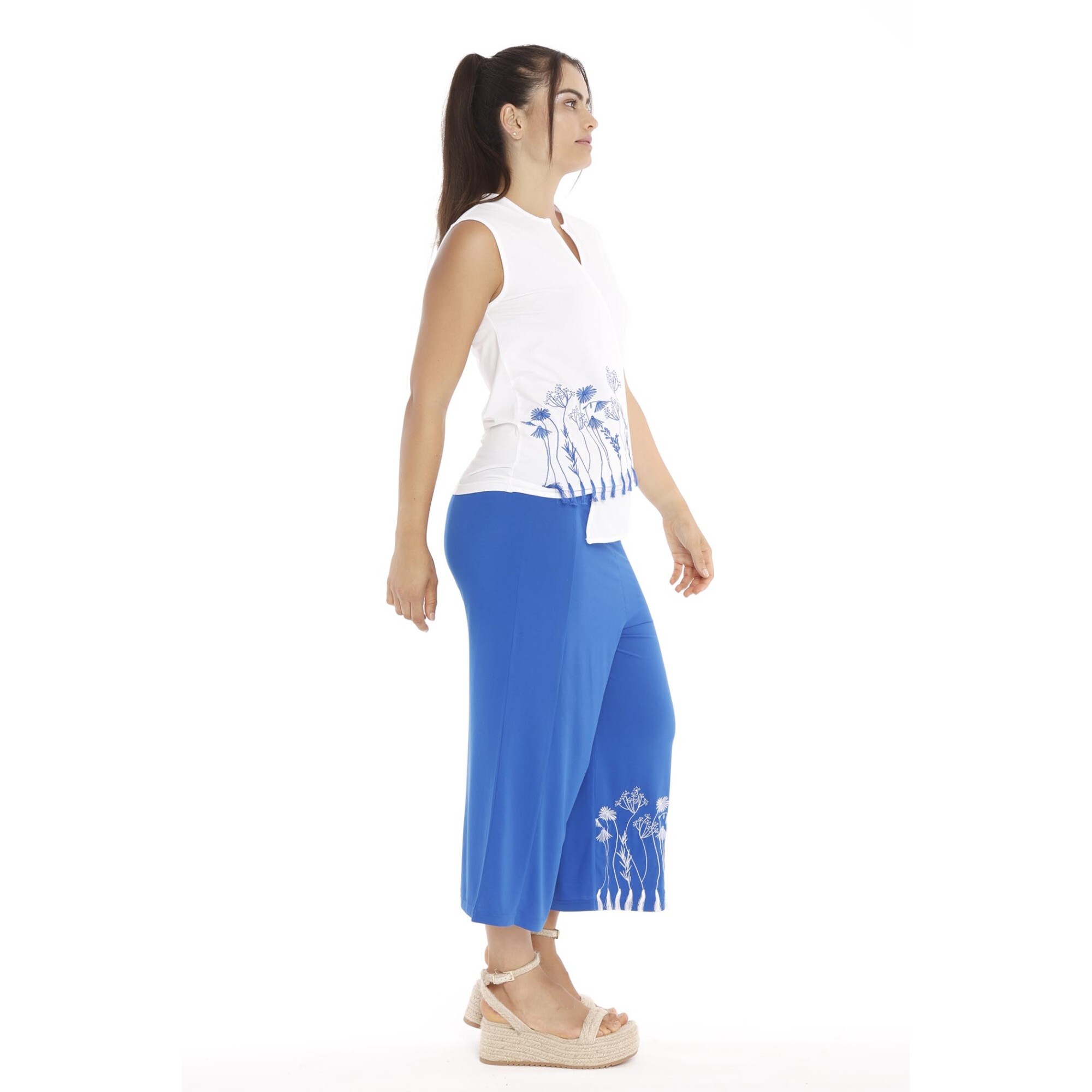 Mamatayoe Pantalón Musa Para Mujer, Azul