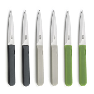 Energy  - Set de 6 cuchillos de oficina colores mixtos