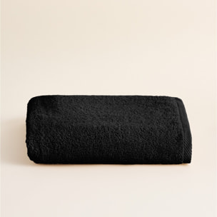 Serviette Éponge 100% Coton Peigné - 600 g/m2 NOIR