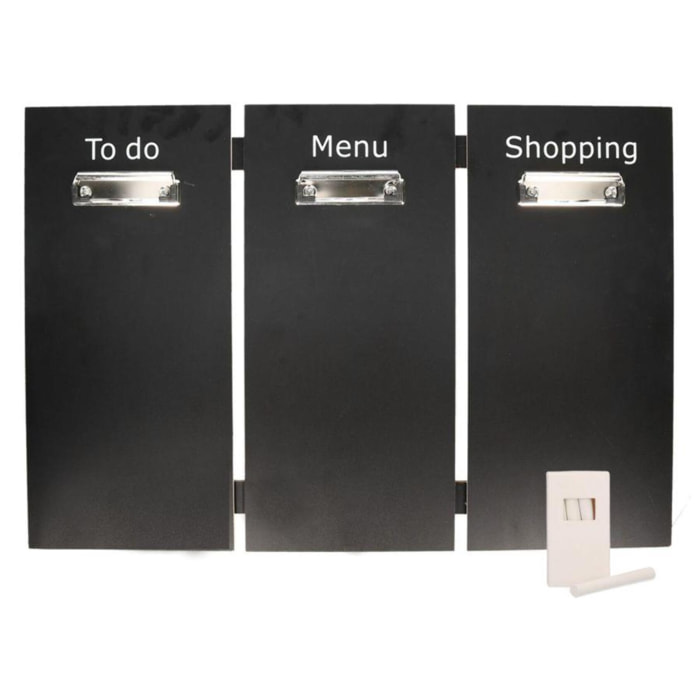 Lavagna per lista della spesa con portamemo e gessetto cm60x40x2,5