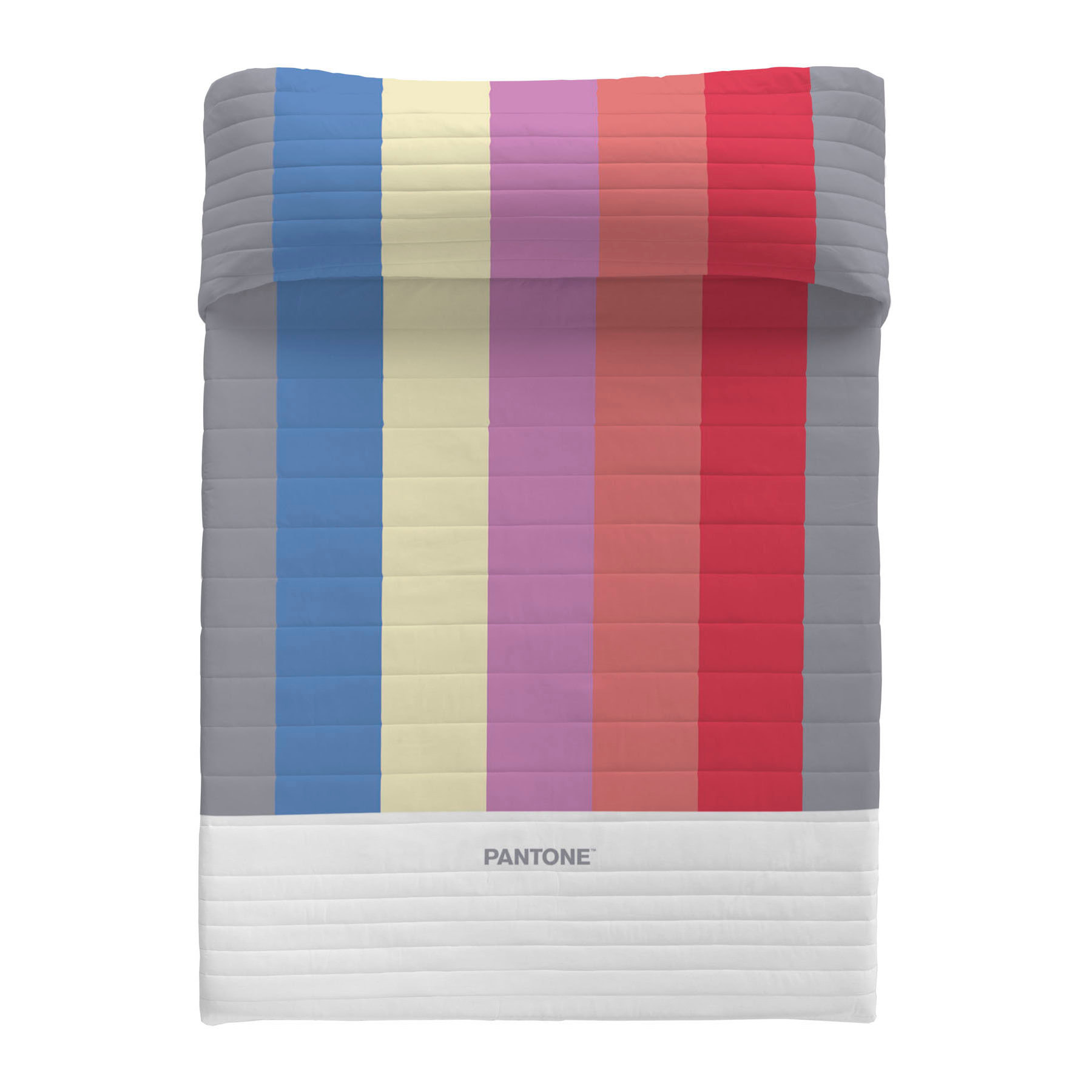 Pantone - Colcha Bouti Estampada - 100% Algodón - 70 gr/m² - Stripes