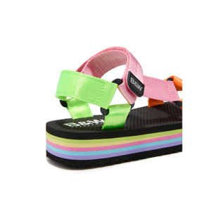 Sandalias Plataforma Multicolor B&W