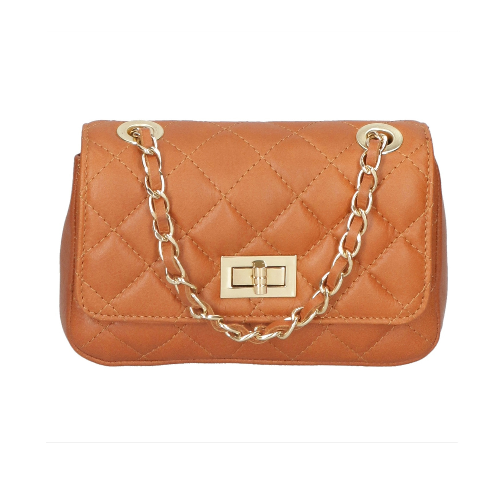 Borsa a spalla da donna - Modello Carolina - Vera pelle - 20.0 x 13.0 x 6.0 cm