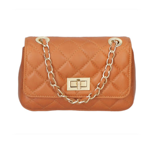 Borsa a spalla da donna - Modello Carolina - Vera pelle - 20.0 x 13.0 x 6.0 cm