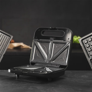 Cecotec Sandwichera con Placa Intercambiables Rock'n Toast 1000 3in1. 800 W Capa