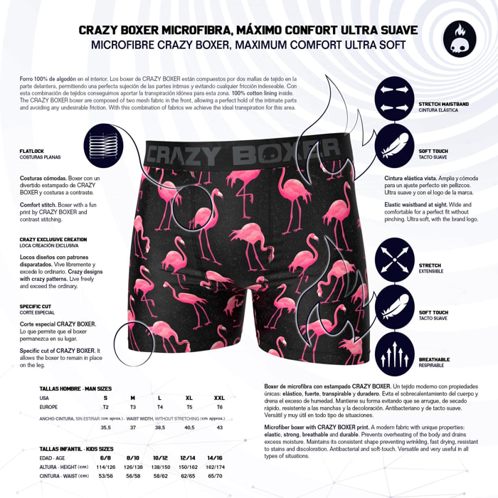 Calzoncillos Craxy boxer Hot Dog para hombre