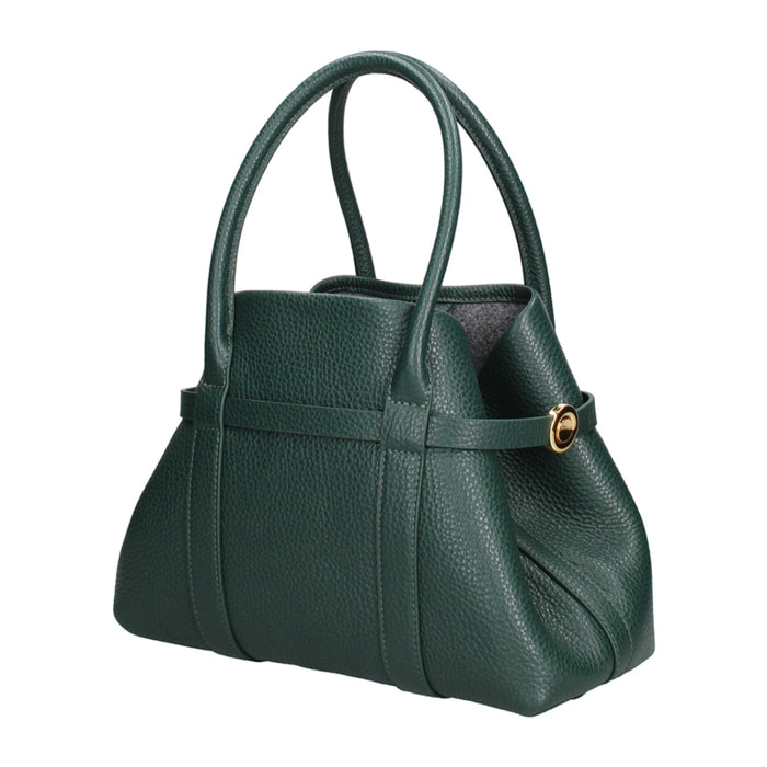 Borsa a mano da donna Made in Italy - Modello Valoria Nova - 100% pelle - 28.0 x 20.0 x 13.0 cm