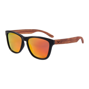 Gafas de Sol Fluor 1505M-5 Polarizadas de Madera Unisex 52 mm