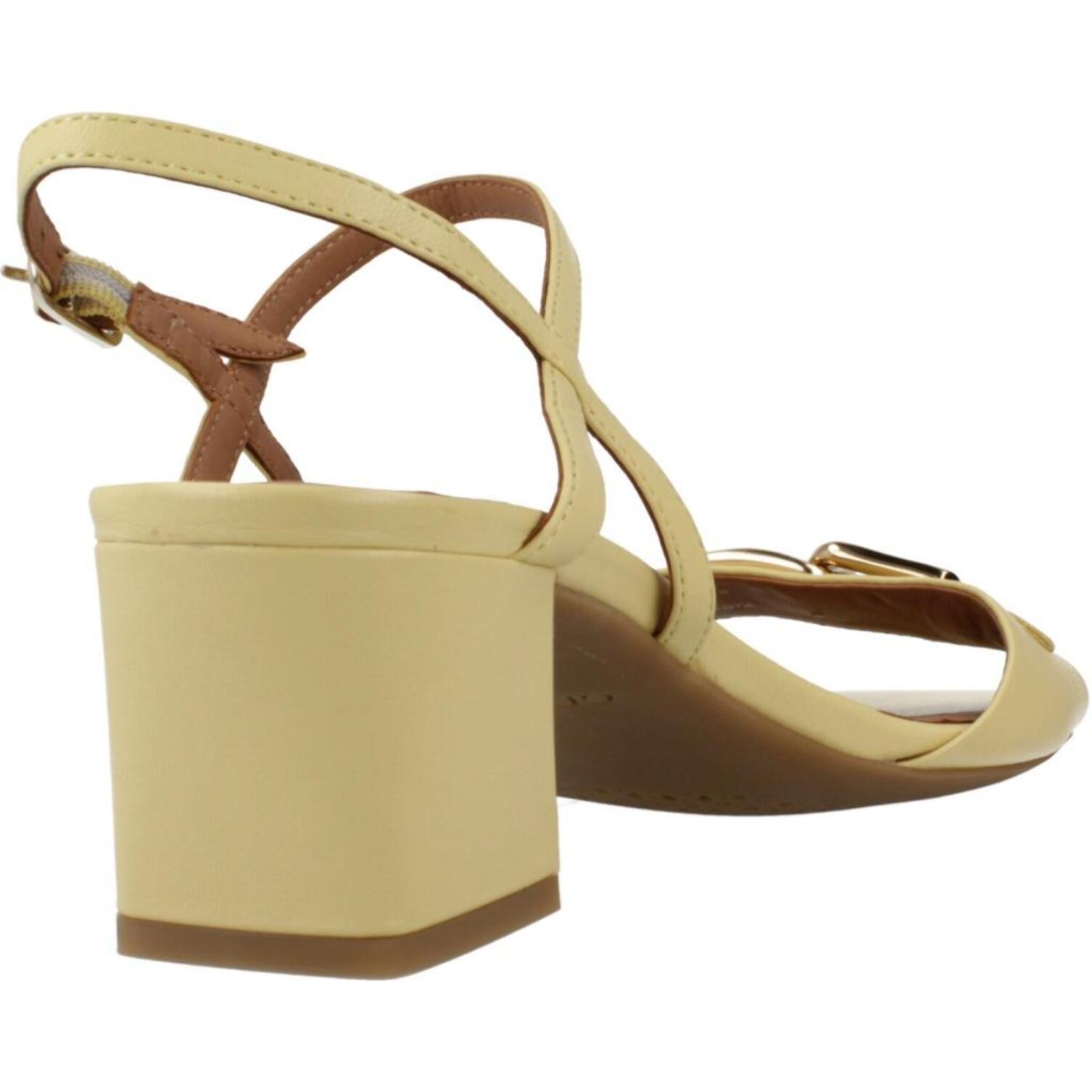 Sandalias Mujer de la marca GEOX  modelo D NEW ERAKLIA 50 AMARILLO
