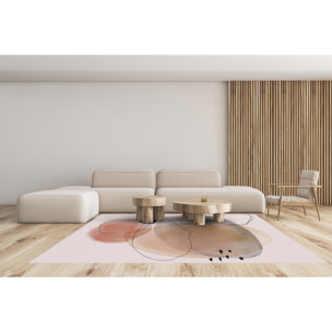 Alfombra de vinilo CERAMIKO, Zenya, diseño moderno 133x200 cm