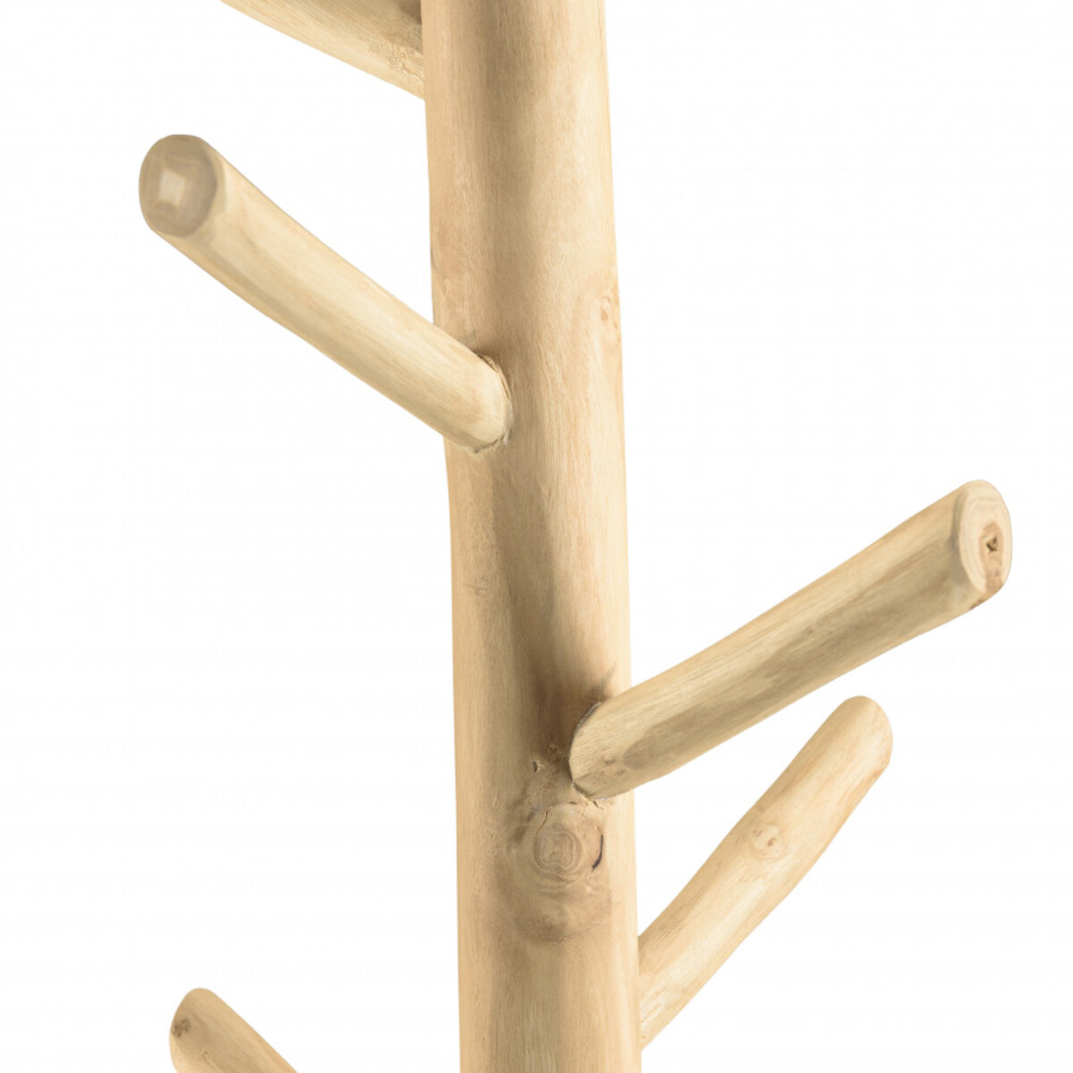 WILL - Porte-manteau multibranches en teck naturel