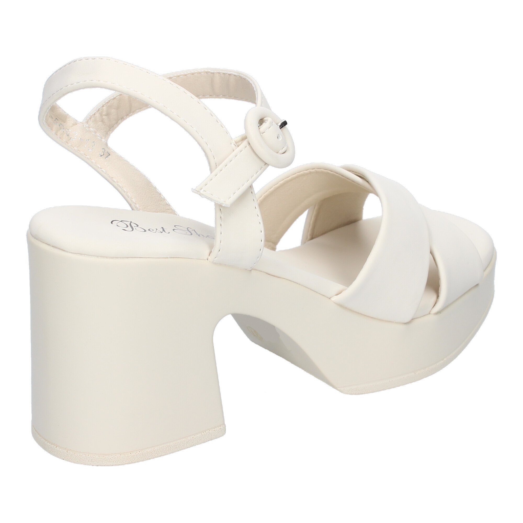 Sandalia de Tacón para Mujer Comodas y Elegantes, Diseño Moderno con Tiras Cruzadas en la Pala