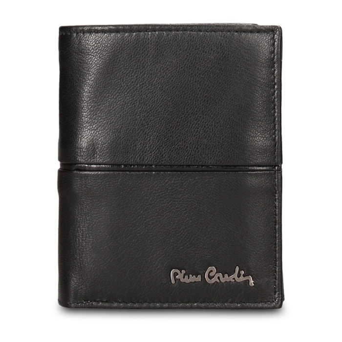 Portafoglio uomo in vera pelle - Modello Erevan Pro - Casual - 9.5 x 12.0 x 2.5 cm