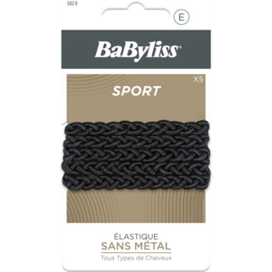 Elastique cheveux BABYLISS sans métal X5