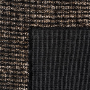 MIRA - Tapis de salon marron au design abstrait