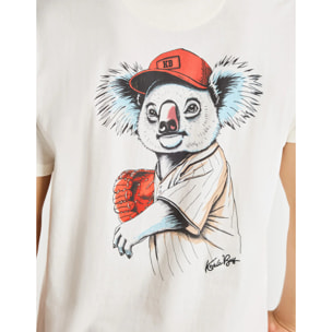 Camiseta Manga Corta Off White - Kravitz