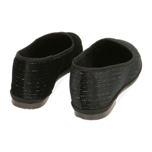 Slippers nere in velluto