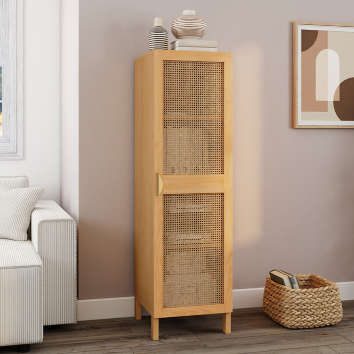 Armoire Eve 1 porte cannage H120cm