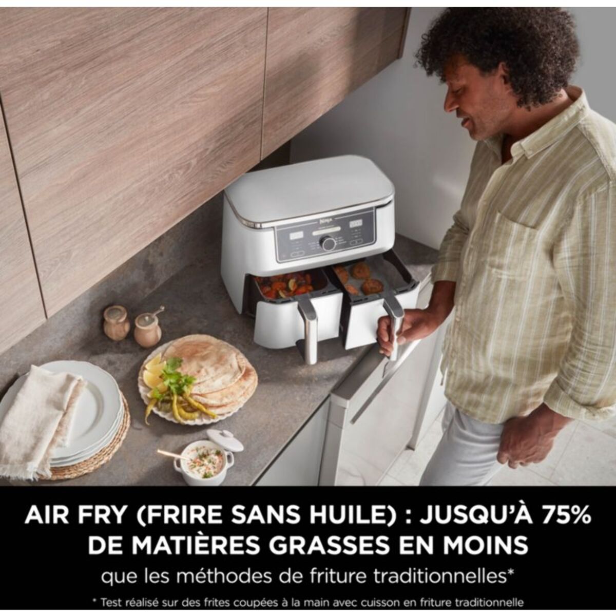Friteuse sans huile NINJA Foodi Max Dual zone 9,5L AF400EUWH
