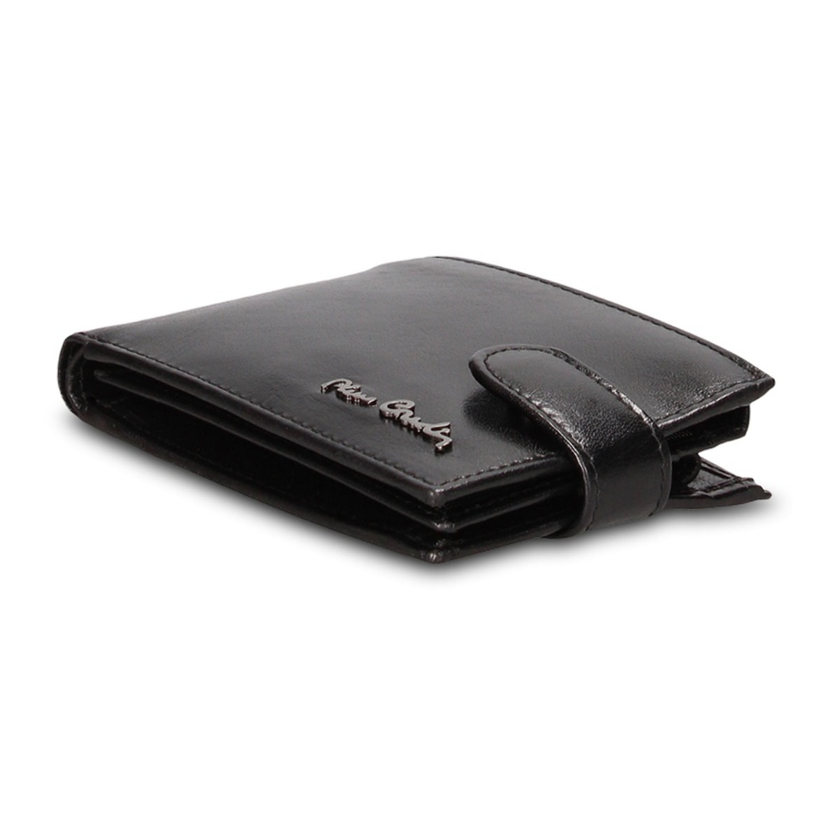 Portafoglio uomo in vera pelle - Modello Corvus Nova - Casual - 11.0 x 9.5 x 2.0 cm