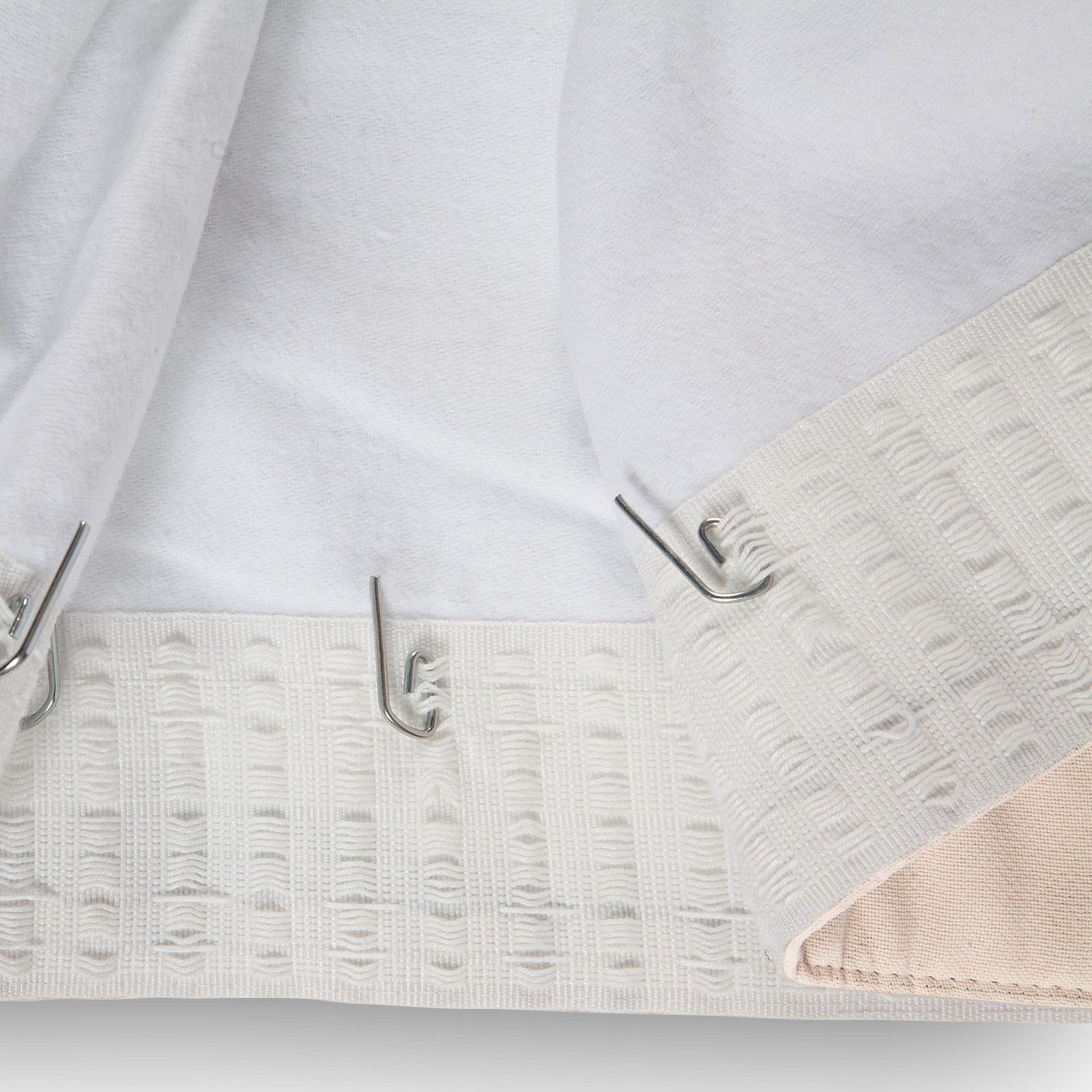 Rideau Phonique Occultant et Thermique 'MOONDREAM' galon fronceur - Naturel