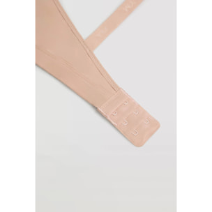 Reggiseno imbottito senza ferretto beige
