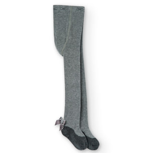 Leotardo canalé de bebé niña -BCI