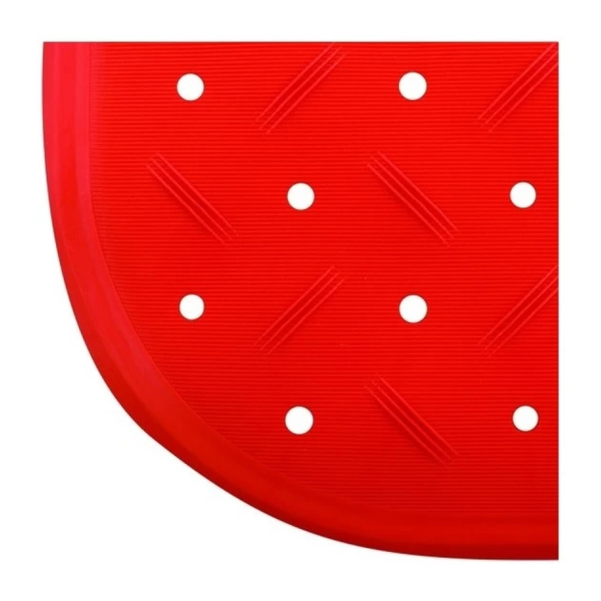 Tapis Fond de douche antidérapant Caoutchouc CLASS 54x54cm Rouge MSV