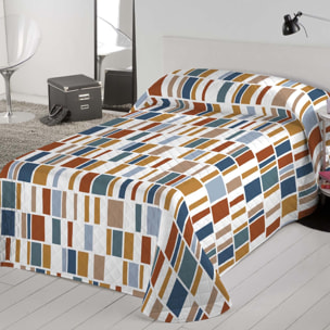 Icehome - Colcha Bouti Estampada - Reversible - 100% Poliéster - Microfibra - 70 gr/m² - Rendall