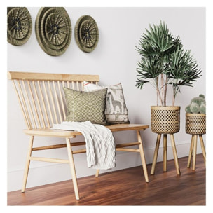 Décoration murale en matière naturelle (lot de 3) - Shama