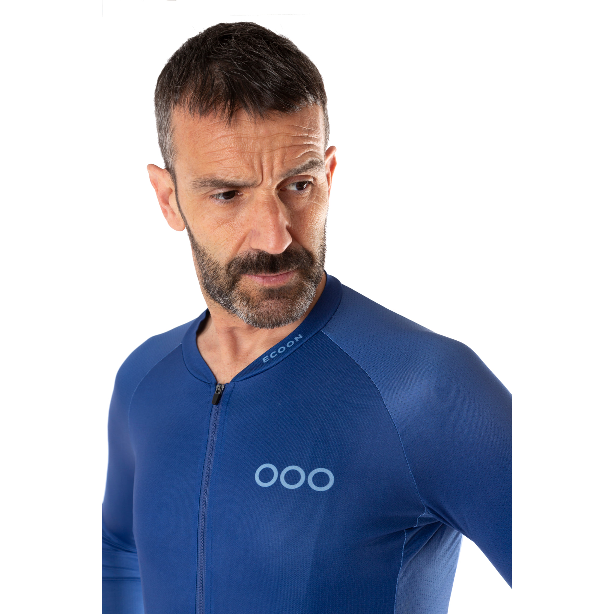 Maillot de manga larga ECOON modelo Tourmalet Men en color Azul